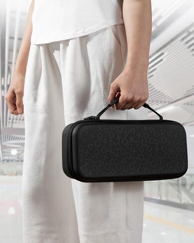 مجموعة FUNLAB 8 في 1 مجموعة متوافقة مع بوابة PlayStation5 ، حالة حمل صلبة محمولة مع غطاء واقي للسيليكون لبوابة PS ، واقي الشاشة مع 4 قبضة الإبهام - أبيض وأبيض in Kuwait