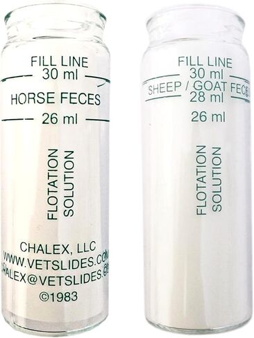The Original Two-Chamber Opaque McMaster Counting Vet Slide by Chalex, Fecal Sample Worm Egg EPG Count for Parasites in Horses Sheep Cattle and Goats, for Veterinarian and Farm in Kuwait