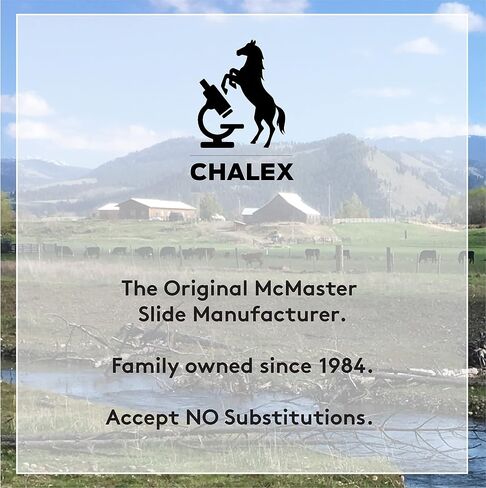The Original Two-Chamber Opaque McMaster Counting Vet Slide by Chalex, Fecal Sample Worm Egg EPG Count for Parasites in Horses Sheep Cattle and Goats, for Veterinarian and Farm in Kuwait