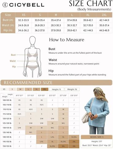 Cicy Bell Womens Oversized Sweaters Casual Long Sleeve Knit Pullover Tops Crewneck Trendy Slouchy Fall Tunic Tops in Saudi Arabia
