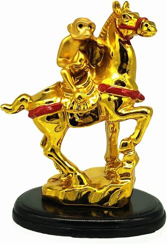 Betterdecor Feng Shui Monkey on Horse Immediate Promotion Statue in Saudi Arabia
