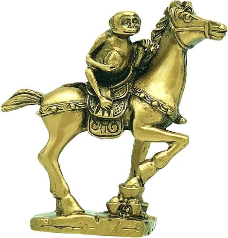 Betterdecor Feng Shui Monkey on Horse Immediate Promotion Statue in Saudi Arabia