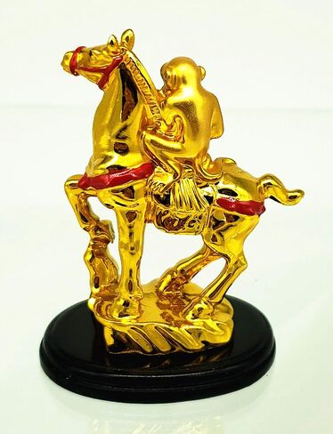 Betterdecor Feng Shui Monkey on Horse Immediate Promotion Statue in Saudi Arabia