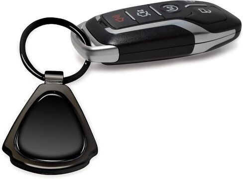 for Lincoln Black Dome Metal Teardrop Key Chain in Saudi Arabia