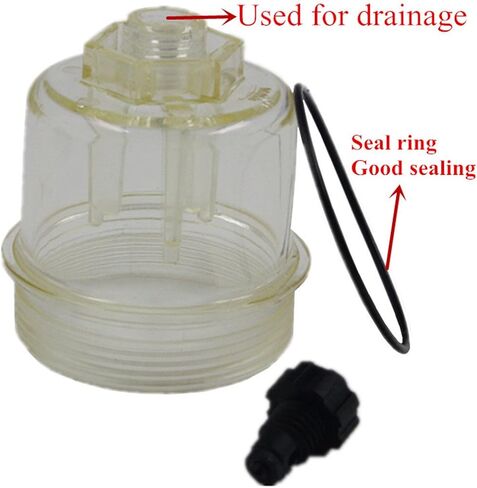 iFJF 130306380 Pre-Fuel Filter Assembly Replacement for Perkins 403D-07 403D-11 404D-22 1103A-33 1103A-33T 1103C-33 1103C-33T Engine Aluminum Filter Screen Replaces 0000000038 FINFF30614 in Saudi Arabia