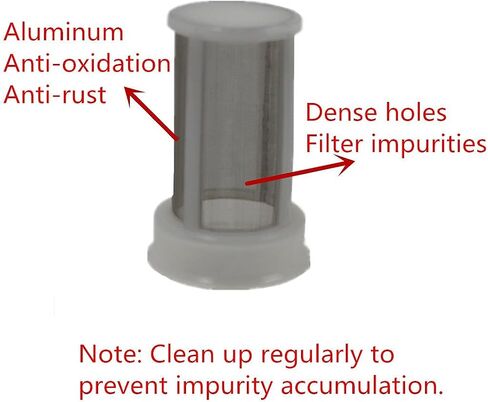 iFJF 130306380 Pre-Fuel Filter Assembly Replacement for Perkins 403D-07 403D-11 404D-22 1103A-33 1103A-33T 1103C-33 1103C-33T Engine Aluminum Filter Screen Replaces 0000000038 FINFF30614 in Saudi Arabia