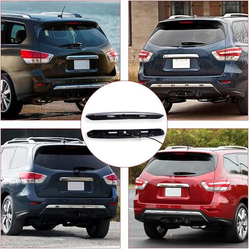 Upgrade Chrome Tailgate Handle Garnish Finisher Molding丨fits 2013-2020 Nissan Pathfinder Liftgate Handle丨Liftgate Trunk Opener丨Liftgate Trim丨With Manually Switch-90810-9PG2D in Kuwait