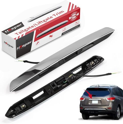 Upgrade Chrome Tailgate Handle Garnish Finisher Molding丨fits 2013-2020 Nissan Pathfinder Liftgate Handle丨Liftgate Trunk Opener丨Liftgate Trim丨With Manually Switch-90810-9PG2D in Kuwait