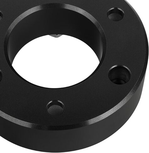 Supreme Suspensions - 2" Front Leveling Kit for 2004-2023 Nissan Titan, 2004-2015 Nissan Armada 2WD 4WD T6 Billet Aluminum Strut Spacers (Black) in Saudi Arabia