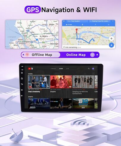 2G+32G Android 13 Radio for Chevrolet Chevy Cruze 2009-2015, Rimoody Car Stereo 9 Inch Touch Screen GPS Navigation WiFi Bluetooth FM EQ Mirror Link + Backup Camera in Kuwait