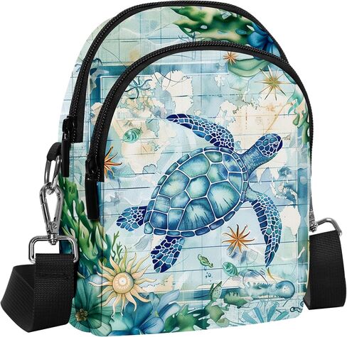 أكياس Yrebyou Small Crossbody للنساء محفظة الهاتف الخليوي غير الرسمي على حقيبة يد الكتف مع فتحات البطاقة in Kuwait