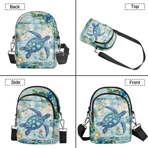 أكياس Yrebyou Small Crossbody للنساء محفظة الهاتف الخليوي غير الرسمي على حقيبة يد الكتف مع فتحات البطاقة in Kuwait