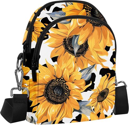 أكياس Yrebyou Small Crossbody للنساء محفظة الهاتف الخليوي غير الرسمي على حقيبة يد الكتف مع فتحات البطاقة in Kuwait