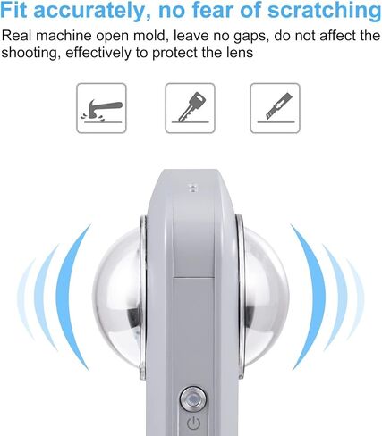 PULUZ Lens Guard Protector for Insta360 X4, Removable PC Lens Protective Cover for Insta 360 X4 Accessories in Saudi Arabia