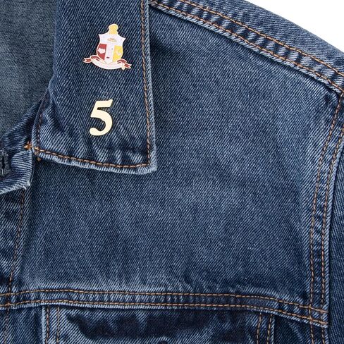 Desert Cactus Kappa Alpha Psi Lapel Pin KAP Yo Nupe D9 Divine 9 Cross Over Initiation Enamel Fraternity Formal Wear Blazer Jacket (Line Number Pin Set - #5) in Saudi Arabia