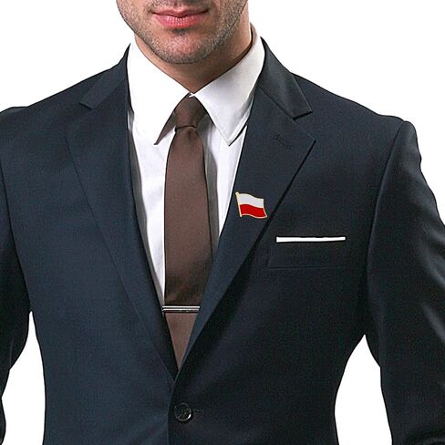 2/12/50/100PCS Poland Flag Flag Fabel Pins Bulk Monangel التذكارية- شارة بروش البولندية المعدنية للرجال قبعات ملابس النساء in Kuwait