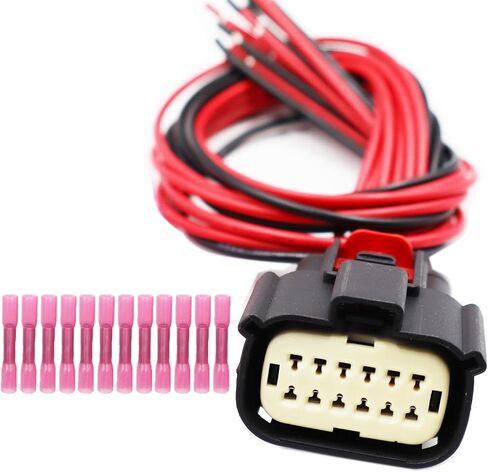 Headlights Connector Compatible with Dodge Charger 2015-2023. 68541681AA Wiring Pigtail Harness in Saudi Arabia