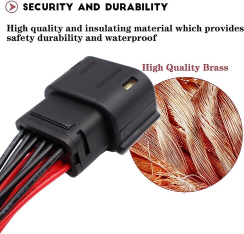 Headlights Connector Compatible with Dodge Charger 2015-2023. 68541681AA Wiring Pigtail Harness in Saudi Arabia