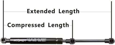 4632 Rear Trunk Tailgate Lift Supports Shocks Struts Arms Prop Rod Damper Gas Springs for Chevrolet Camaro 1987-1992 Pontiac Firebird 1991-1992 Convertible, SG330013 8195546, Pack of 2 in Saudi Arabia