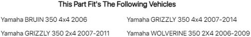 Tusk Carburetor Rebuild Kit Compatible with Yamaha Grizzly 350 4x4 2007-2014 in Saudi Arabia