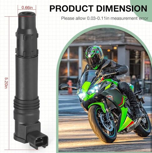 2Pcs Ignition Coil for Kawasaki Ninja ER-6N Versys 650/R 1000 ZX-9R ZX-12R Z1000 Z750S 1998-2016 in Saudi Arabia