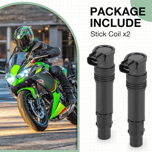 2Pcs Ignition Coil for Kawasaki Ninja ER-6N Versys 650/R 1000 ZX-9R ZX-12R Z1000 Z750S 1998-2016 in Saudi Arabia