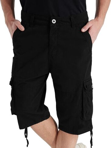 Cargo Shorts for Men Khaki 38 in Saudi Arabia