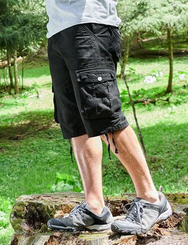 Cargo Shorts for Men Khaki 38 in Saudi Arabia