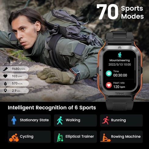 AMAZTIM Smart Watch 2" AMOLED Display in Saudi Arabia