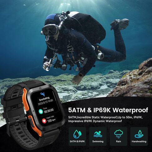 AMAZTIM Smart Watch 2" AMOLED Display in Saudi Arabia