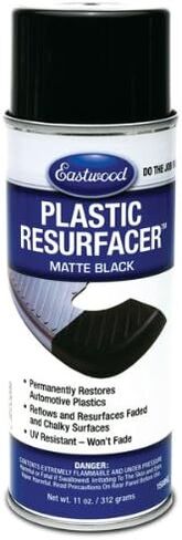 Eastwood البلاستيك Resurfacer Matte Black Aerosol Paint Paint UV Resistant 11 OZ | 2 عبوة in Saudi Arabia