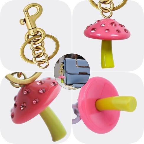Bag Charm for Handbags, Cherry Bags Charm Strawberry Radish Fruit Bag Charms Car Keychain Accessories in Kuwait