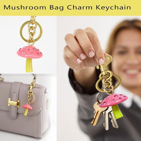 Bag Charm for Handbags, Cherry Bags Charm Strawberry Radish Fruit Bag Charms Car Keychain Accessories in Kuwait
