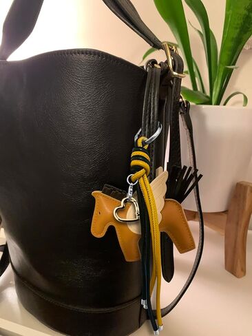 LENCL Horse Bag Charms Vegan Leather Bag Charms Purse Keychain for Handbags Y2k Accessories Cute Keychains for Women in Saudi Arabia