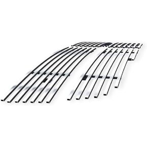 APS Premium 304 Chrome Chrome Fenizontal Billet Grille Grille Insert متوافق مع Dodge RAM 1500 2009 2010 2011 2012 Honeycomb Style Main N19-S31666D in Kuwait