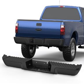 Chrome Rear Step Bumper Assembly Compatible for 2008-2016 Ford F250 F350 F-250 SUPER DUTY Pickup FO1103149 WITHOUT Parking Sensor Holes Steel Complete Back Bumpers in Kuwait