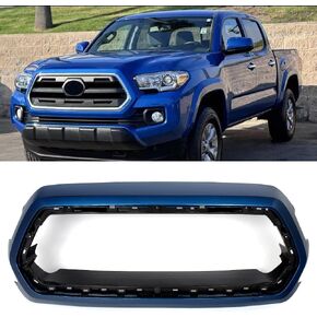 Barcelona Red Front Grille Outer Surround & Bracket Holder Shell Compatible with 2016-2023 Toyota Tacoma Replace for 53100-04540 in Saudi Arabia