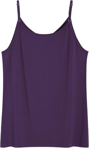 Latuza Women's Bamboo Viscose Cami Pajamas Top v Neck Camisole Tops 2 Pack in Saudi Arabia