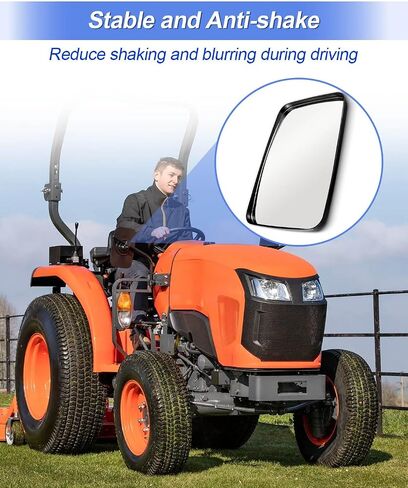 Tractor Mirror Fit for Kubota Models B3000HSDCC B3030HSDC B3150HDCC L4240HSTC L4240HSTC-3 L4330HST L5030HST Replace 3F260-53342 3F26053342, 2PCS in Saudi Arabia