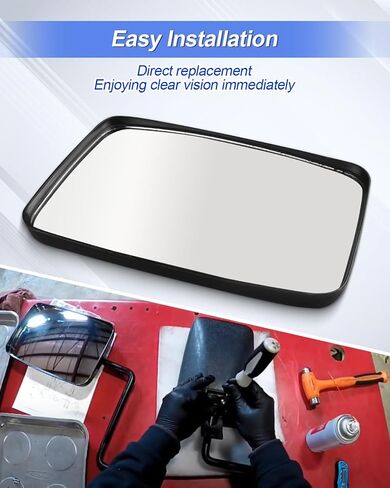 Tractor Mirror Fit for Kubota Models B3000HSDCC B3030HSDC B3150HDCC L4240HSTC L4240HSTC-3 L4330HST L5030HST Replace 3F260-53342 3F26053342, 2PCS in Saudi Arabia