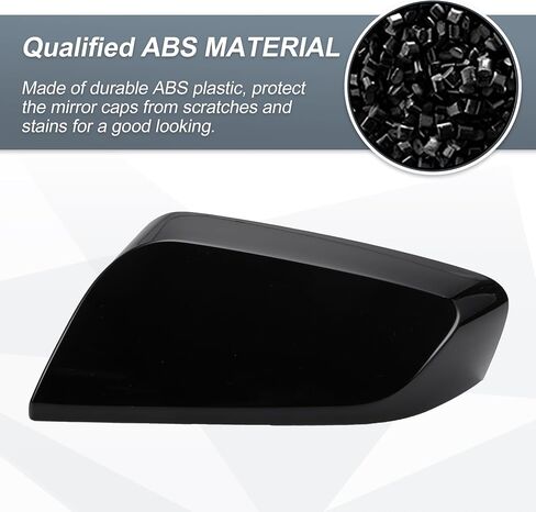 X AUTOHAUX Car Rear View Left Driver Side Mirror Cover Cap Replacement Gloss Black for Chevrolet Impala 2014-2020 Mirror Guard Covers Exterior Decoration Trims in Saudi Arabia