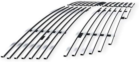 APS Premium 304 Stainless Steel Chrome Horizontal Billet Grille Grill Insert Compatible with Dodge Ram 1500 2009 2010 2011 2012 Honeycomb Style Main Upper N19-S31666D in Saudi Arabia