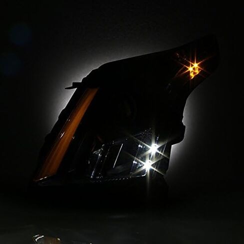 AKKON - For Black 2010 2011 2012 2013 2014 2015 2016 Cadillac SRX Halogen Left+Right Side Headlights Set in Saudi Arabia