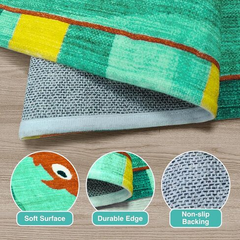 Soccer Rug for Boys Bedroom: 3x5 Non-Slip Sport Carpet for Boys Bedroom or Living Room Decor in Saudi Arabia