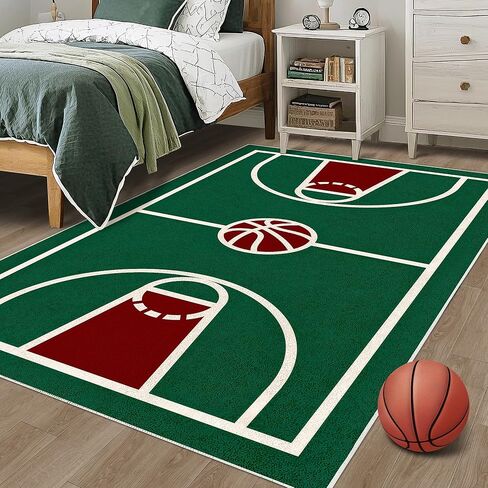 Soccer Rug for Boys Bedroom: 3x5 Non-Slip Sport Carpet for Boys Bedroom or Living Room Decor in Saudi Arabia