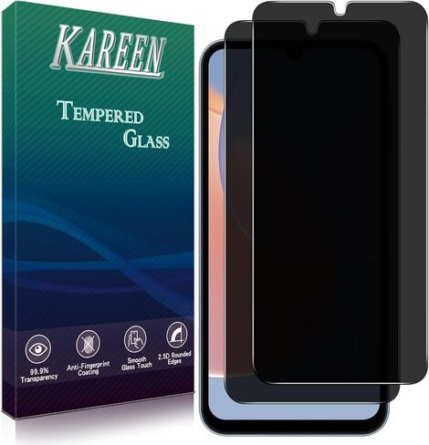 KAREEN 2 Pack Screen Protector for Samsung Galaxy A16 5G / 4G 6.7-Inch Tempered Glass, Anti-Scratch, Bubble Free, Case Friendly in Saudi Arabia