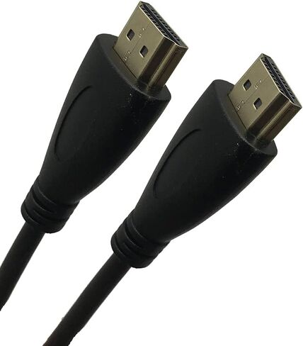 Seadream HDMI to HDMI Cable,Coiled Left Angled HDMI Male to HDMI Male Converter Adapter Cable, Support 3D, 1080P Resolution Stretched Length 12'' -75'' (Left Angled) in Saudi Arabia