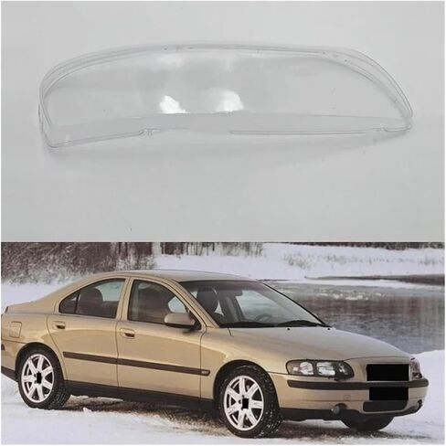 Headlight Housing Compatible For Volvo S60 2004-2008 V60 V70 Headlights Cover Headlamp Shell Transparent Lampshade Replace Original Lamp Shade Glass Lens(Left) in Saudi Arabia
