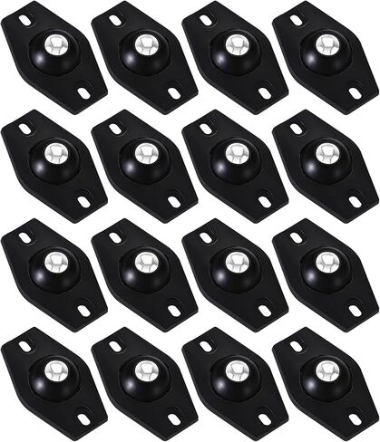 16 Pcs Self Adhesive Caster Wheels Appliance Rollers Appliance Sliders for Kitchen Appliances 360° Swivel Universal Wheel for Trash Can, Air Fryer, Storage Box Small Furniture (White) in Kuwait