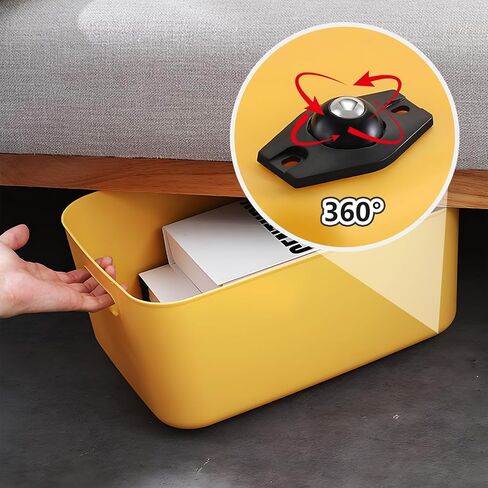 16 Pcs Self Adhesive Caster Wheels Appliance Rollers Appliance Sliders for Kitchen Appliances 360° Swivel Universal Wheel for Trash Can, Air Fryer, Storage Box Small Furniture (White) in Kuwait